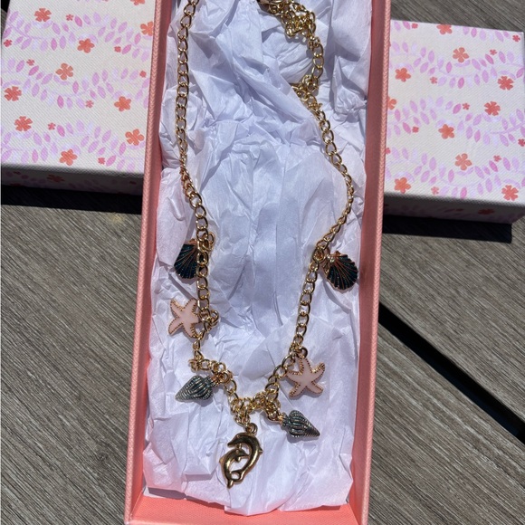 Gold Beachy Charm Necklace - Picture 2 of 5